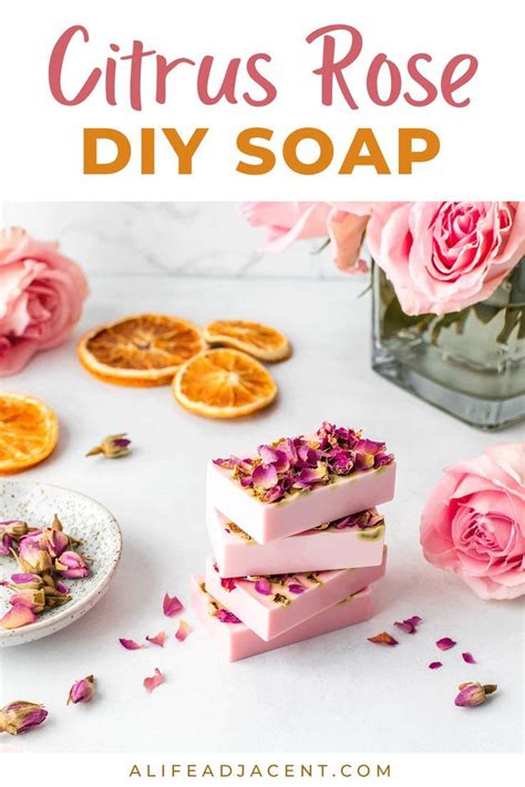 DIY Rose Soap 3 Melt And Pour Soap Recipes Rose Soap Diy Homemade