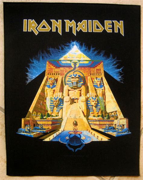 Back Patch Pcostas Iron Maiden Powerslave Importado R 4900