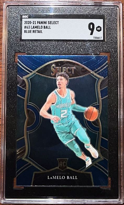 Panini Select Lamelo Ball Concourse Blue Retail Base Rookie Sgc