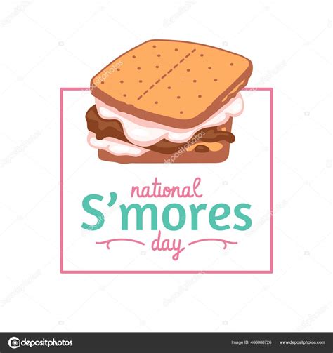 Banner De D A Nacional Smores O Plantilla De P Ster Ilustraci N