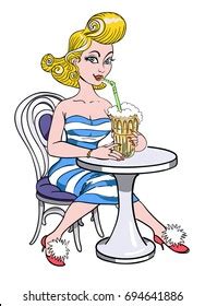 Sexy Woman Blonde Beer Stock Vector Royalty Free Shutterstock