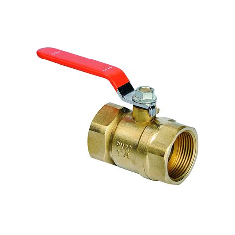 Brass Ball Valve Full Port Psi Wog With Red Handle Ball Valve