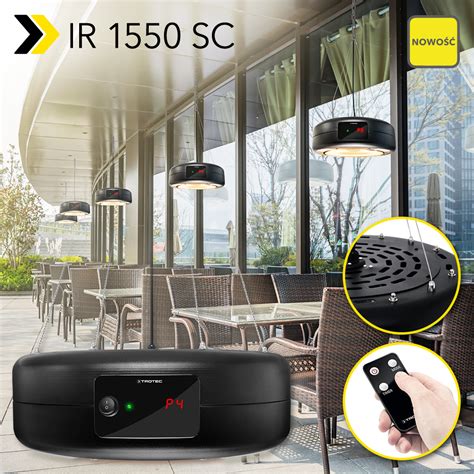 NOWOŚĆ Designerski sufitowy promiennik ciepła IR 1550 SC: promiennik o ...