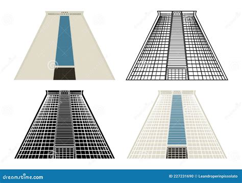 Catedral Metropolitana De R O De Janeiro Brazil Ilustraci N Del Vector