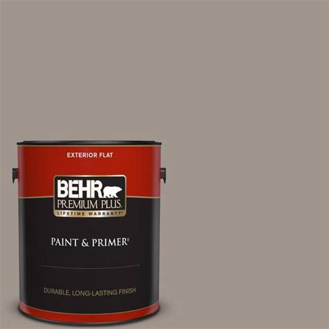 Behr Premium Plus Gal Ppf Pebbled Path Flat Exterior Paint