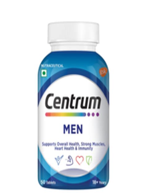 Buy Centrum Men Multivitamin Tablets With Grape Seed Extract & Vitamin ...
