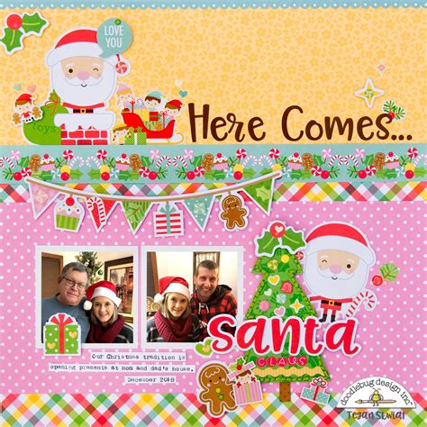 Doodlebug Design Inc Blog Christmas Magic Layout With Tegan