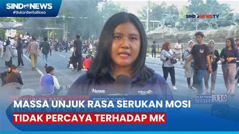 Massa Koalisi Masyarakat Sipil Penjaga Reformasi Gelar Unjuk Rasa Kecam