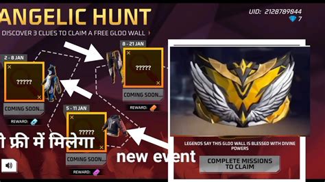 How To Complete Angelic Hunt Event Freefire How To Get Free Gloo Walli