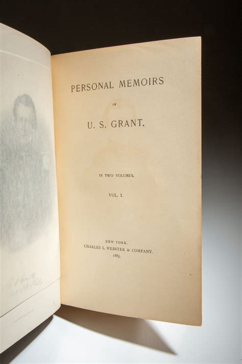 Personal Memoirs of U.S. Grant - The First Edition Rare Books