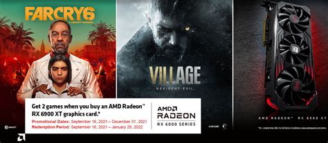 Amd Regala Far Cry Y Resident Evil Village Aunque Es Comprando Una