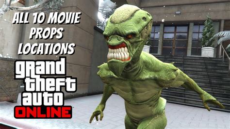 GTA Online All 10 Movie Props Locations YouTube