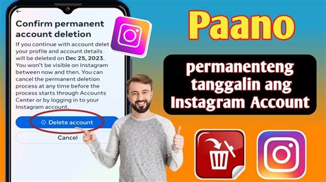 Paano Magtanggal Ng Instagram Account Nang Permanente Tanggalin Ang