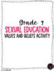 Sex Ed Values Discussion And Reflection Activity By The Salty Secondary Teacher