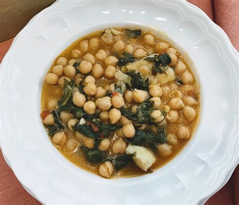 Garbanzos Con Bacalao Y Espinacas Thermomix Actualizado Marzo