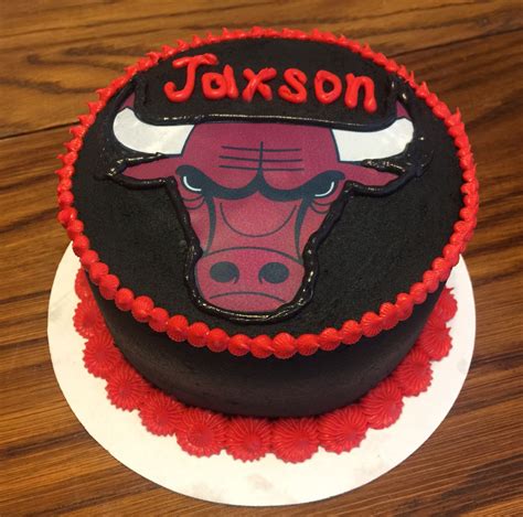 Chicago Bulls 6 Smash Cake Made With White Cake And Buttercream Icing