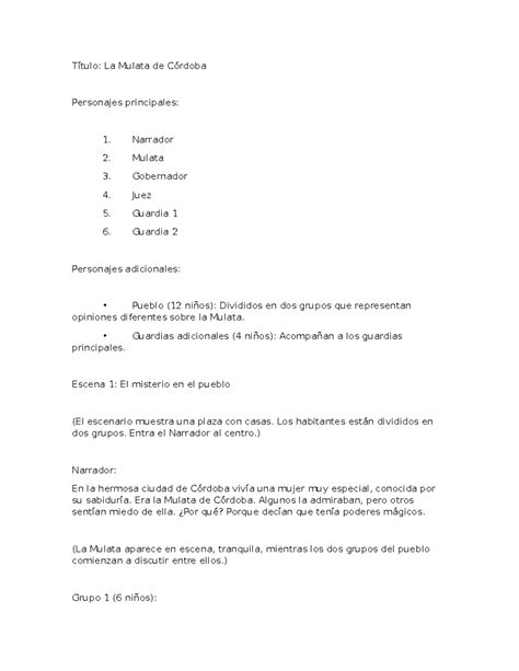 Leyenda De La Mulata De Cordoba 10