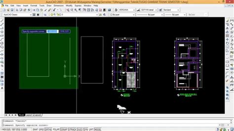 Tutorial Autocad Denah Rumah Top