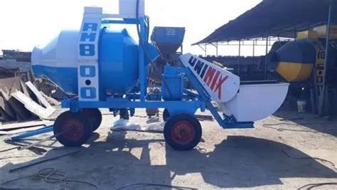 Reverse Drum Mixer Electric Engine Mini Concrete Mixture For