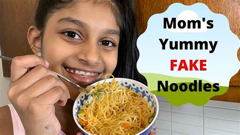 Fake Noodles Easy Homemade Noodles Youtube