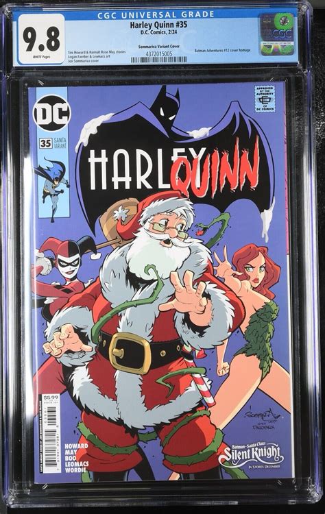 Harley Quinn 35 CGC 9 8 Batman Adventures 12 1993 Santa Claus Homage