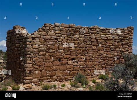 Rim Rock House Ruins At Hovenweep National Monument Colorado And Utah