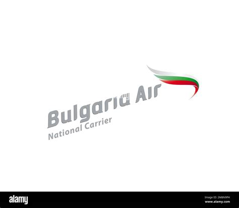 Bulgaria Air, rotated logo, white background Stock Photo - Alamy