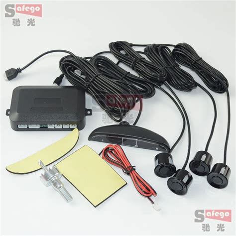 Car Led Parking Sensor Kit Display 4 Sensors 22mm Monitor Auto Reverse