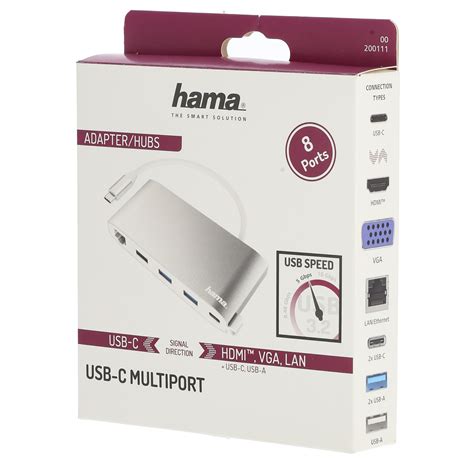 Hama Multiport Adapter X Usb A X Usb C