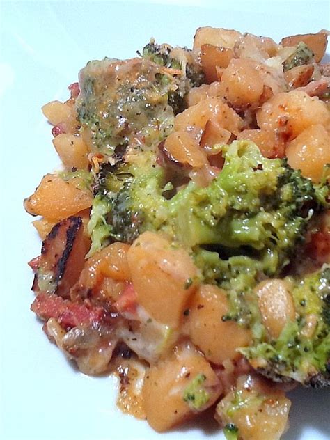 Gratin De Pommes De Terre Bacon Brocoli Et Cancoillotte Bibica S