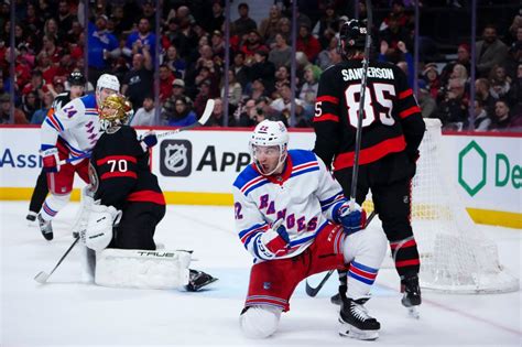 Rangers score 7 unanswered goals, beat Senators 7-2