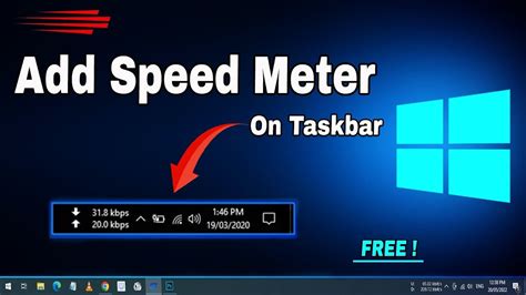 Internet Speed Meter For Pc How To Show Internet Speed On Taskbar