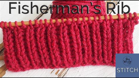 How To Knit Bind Off The Original Fisherman S Rib Stitch Identical