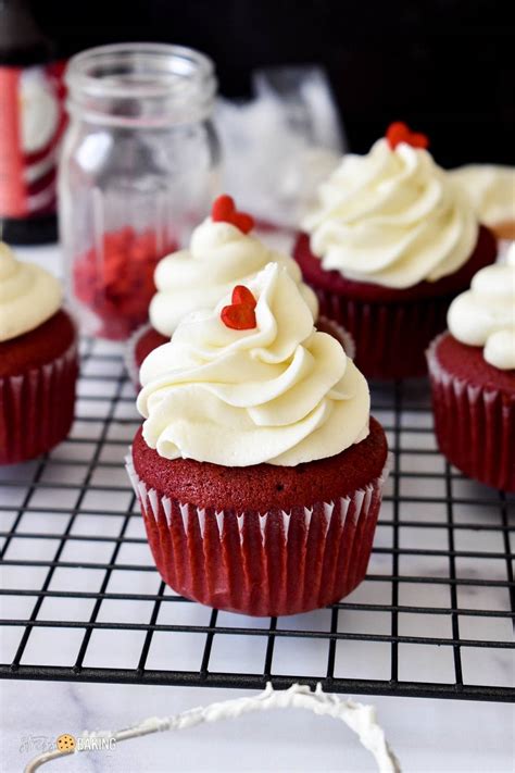 One Red Velvet Cupcake