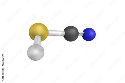 Thiocyanic Acid A Chemical Compound Which Exists As A Tautomer Stock Illustration Adobe Stock