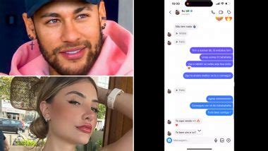 Star Footballer Neymar S Flirty Texts With Onlyfans Model Aline Farias