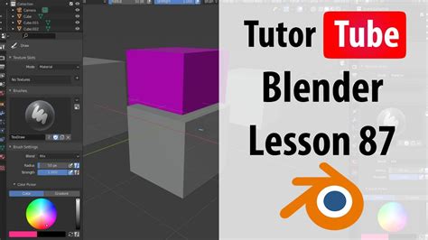 Blender Tutorial Lesson 87 Live Unwrap With Mark Seam Youtube