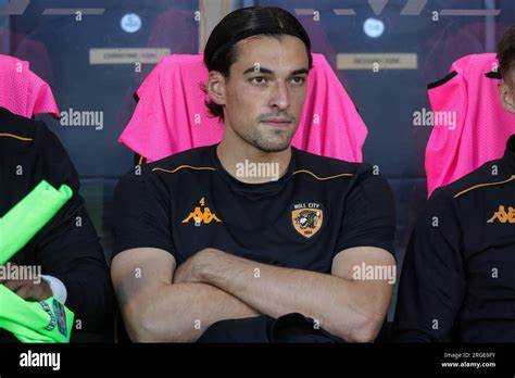 Hull Uk Th Aug Jacob Greaves Of Hull City On The Bench