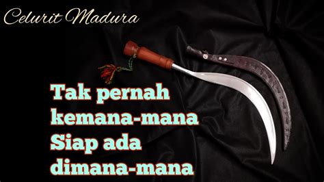 celurit madura fits  klasik size cm tradisional handmade