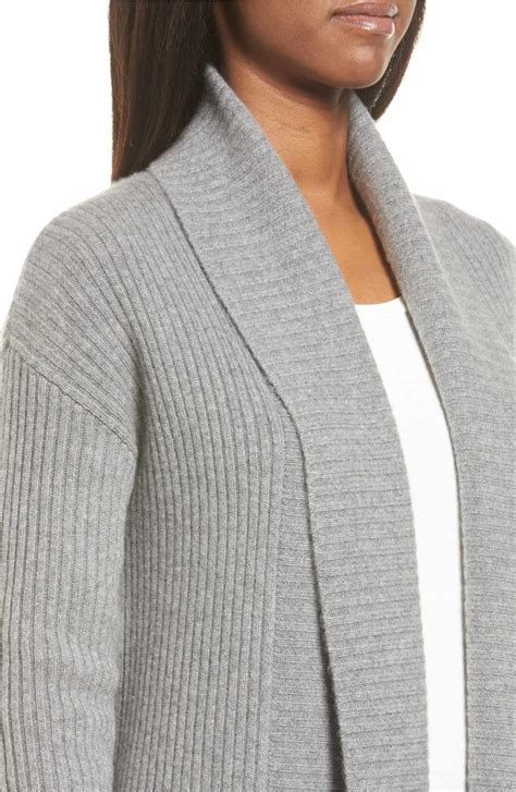 Halogen Long Ribbed Cashmere Cardigan Nordstrom Cashmere Cardigan