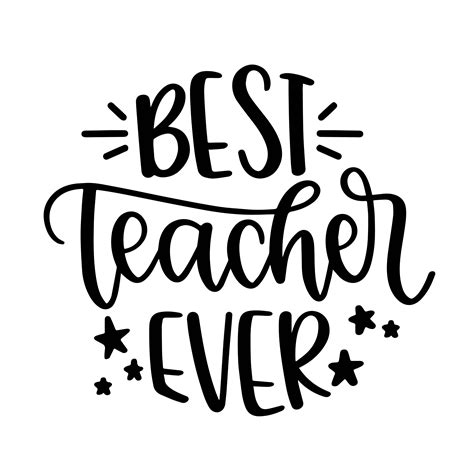 Best Teacher Ever Svg Cut File Svgs Design Bundles Riset