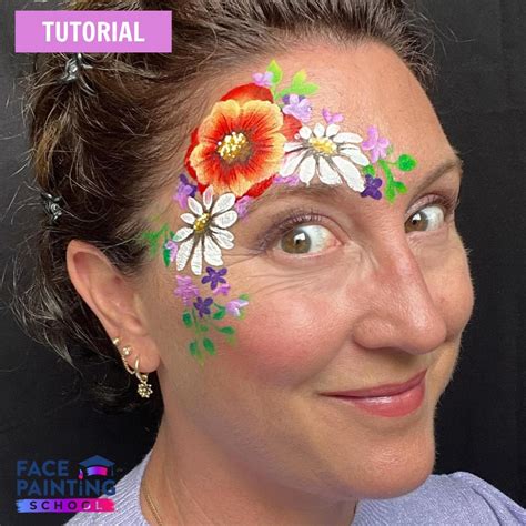 Step-by-Step Vibrant Flower Face Paint Tutorial - IFPS