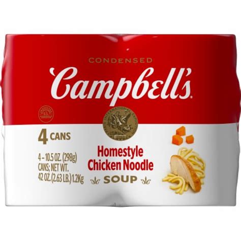 Campbell's® Condensed Homestyle Chicken Noodle Soup, 4 ct / 10.5 oz - Fry’s Food Stores