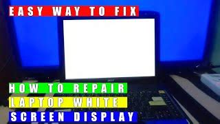 Lenovo Laptop White Screen Problem Solved Doovi