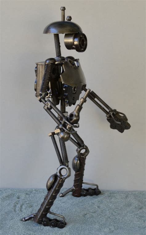 Hand Made Pit Droid 12 Inches Recycled Scrap Metal Star Wars Etsy