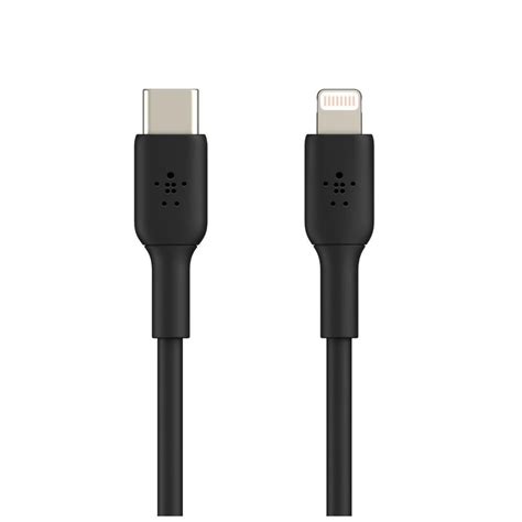 Belkin Boostcharge Usb C Cable To Lightning Cable 1m Black Big W