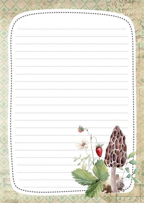 Journal Paper Journal Cards Junk Journal Free Printable Stationery