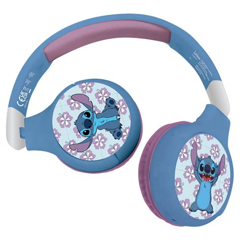 Lexibook Disney Stitch Wireless Foldable Headphones