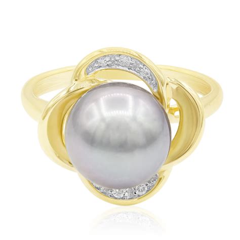 Gouden Ring Met Een Tahiti Parel TPC 1288OY Juwelo Sieraden