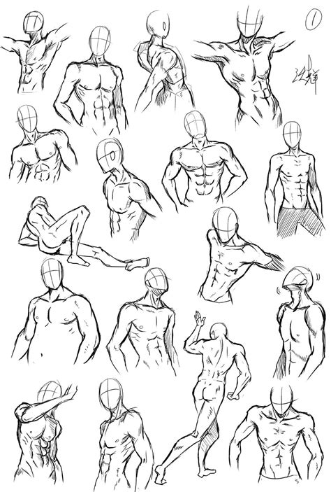 Male Reference Poses Drawing NBKomputer